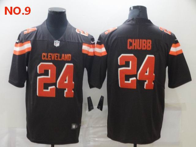 Men's Cleveland Browns #24 Nick Chubb Jesey NO.9;